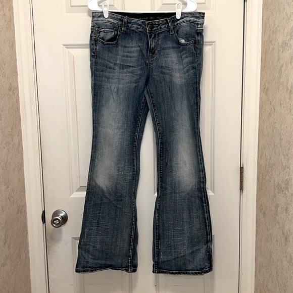 Re-rock for express boot cut jeans size 12 - Picture 1 of 5